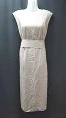 ◇ ◎ URBAN RESEARCH ROSSO ノースリーブ 無地 ナチュラル シンプル ロング丈 ワンピース サイズF ベージュ レディース E  【1307260037876】