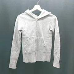 ◇ DRESSTERIOR  ドレステリア シンプル 裏起毛 カジュアル 無地 長袖 パーカー サイズ1 グレー レディース E  【1307260042238】
