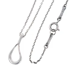 本物 ティファニー TIFFANY & Co. オープンティアドロップ 925 ネックレス ペンダント シルバー アクセサリー ジュエリー 中古  