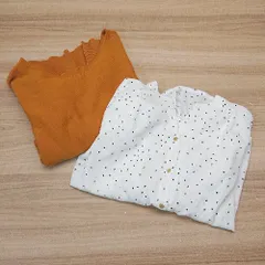 ◇ 《 ViS ビス まとめ売り２点セット サイズF 長袖 きれい系 おしゃれ ニット ブラウス レディース 》 E  【1307260048193】