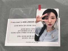 (傷確認) キム・ジウォン ファンカフェ イベント 当選 トレカ