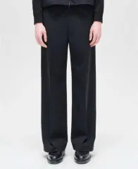 ★COMMON DIVISOR コモンディバイザー 変形ワイドスラックス 黒 ☆COMMON DIVISOR コモンディバイザー 変形ワイドスラックス 黒