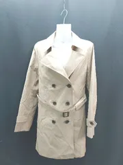 ◇ ◎ les mues femme トレンチ スプリング オールシーズン カジュアル 長袖 コート サイズⅬ ベージュ レディース E  【1307260060799】