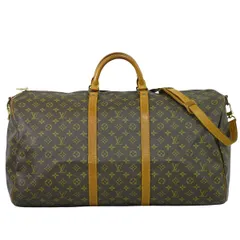 本物 ルイヴィトン LOUIS VUITTON LV キーポルバンドリエール 60 モノグラム 2WAY ボストンバッグ ブラウン M41412 ビトン バッグ 中古  
