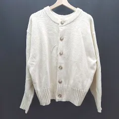 ◇ ROPE PICNIC ロペピクニック シンプル 無地　ラウンドネック スナップ 長袖 Tシャツ サイズ38 ホワイト レディース E  【1307260063516】