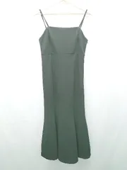 ◇ kobe lettuce キャミソール ファスナー ガーリー カジュアル ロング丈 ワンピース 表記なし ブラック レディース E  【1307260067378】