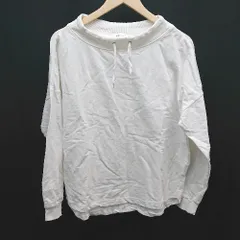 ◇ niko and … ニコアンド クルーネック 無地 シンプル カジュアル 長袖 Tシャツ サイズ③ ホワイト レディース E  【1307260069815】