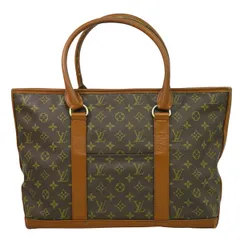 本物 ルイヴィトン LOUIS VUITTON LV サック ウィークエンド PM モノグラム トートバッグ ハンドバッグ ブラウン M42425 ビトン バッグ 中古  
