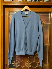 70-80s USA ラコステ カーディガン