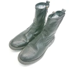 ■ VIVIAN ヴィヴィアン ラウンドトゥ 綺麗め 大人 ショート丈 ブーツ サイズM ブラック レディース E  【1307260075861】