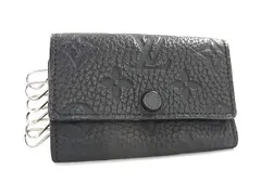 LOUIS VUITTON ルイヴィトン キーケース モノグラム ミュルティクレ6 M82604 ノワール(ブラック) トリヨンレザー ユニセックス 6連 シルバー金具 美品