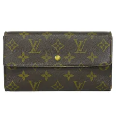 本物 ルイヴィトン LOUIS VUITTON LV ポルトトレゾール インターナショナル モノグラム 長財布 ブラウン M61215 ビトン 財布 ウォレット 中古  