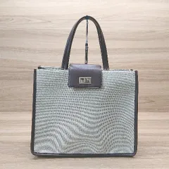◇ ◎ loti 2way ハンド 肩掛け カジュアル スクエア お出かけ キャンバス バッグ ベージュ/ブラウン レディース E  【1307260078794】