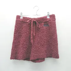 ◇ PIQUE ウエストゴム 暖かい 部屋着 もこもこ ショートパンツ サイズOne レッド レディース E  【1307260080742】のサムネイル