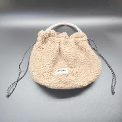 ◇ MINNETONKA ふわふわ もこもこ 秋冬向け 小さめ 大人カジュアル ハンドバック ブラウン レディース E  【1307260083811】