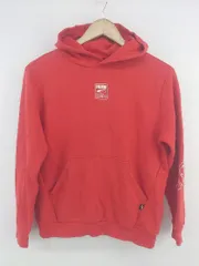 ◇ PUMA プーマ キッズ 子供服 カジュアル 長袖 プルオーバー パーカー サイズ150 レッド メンズ P  【1308010001963】