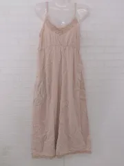 ◇ DUNES 涼しげ リゾート レース ロング キャミソール ワンピース サイズONE ピンク レディース P  【1308010004223】