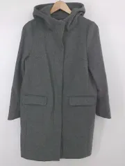 ◇ JEANASIS ジーナシス ウール混 ジップアップ 長袖 コート サイズF グレー系 レディース P  【1308010006371】