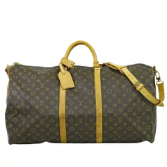 本物 ルイヴィトン LOUIS VUITTON LV キーポルバンドリエール 60 モノグラム 2WAY ボストンバッグ ブラウン M41412 ビトン バッグ 中古  
