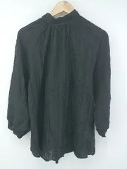 ◇ ●未使用● ◎ Bou Jeloud タグ付 大人女子 抜け感 2WAY 長袖 ブラウス カットソー サイズ38 ブラック レディース P  【1308010007736】