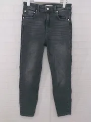◇ ZARA ザラ ストレッチ スキニー デニム ジーンズ パンツ サイズEUR 38 USA S MEX 28 ブラック レディース P  【1308010010668】