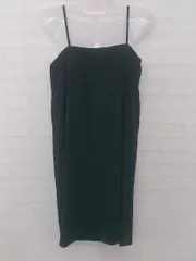 ◇ AMERI アメリ シンプル ミニ インナーキャミソール ワンピース ブラック レディース P  【1308040002336】