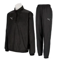 プーマ PUMA  TEAMCUP ウラトリコット ピステトップ・パンツ ピステ サッカーウェア 上下セット  (660404/660406)、03/03(BLACK)