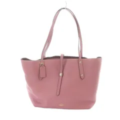 コーチ COACH 58849 トートバッグ ハンド ロゴ レザー ピンク ■GY11 /MQ