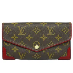 本物 ルイヴィトン LOUIS VUITTON LV ポルトフォイユサラ レティーロ モノグラム 長財布 ロングウォレット ブラウン M41951 ビトン 財布 ウォレット 中古 