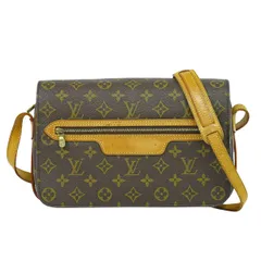 本物 ルイヴィトン LOUIS VUITTON LV サンジェルマン 24 モノグラム ショルダーバッグ ポシェット ブラウン M51210 ビトン バッグ 中古・