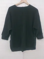 ◇ INDIVI インディヴィ ドルマンスリーブ 大人女子 長袖 カットソー ブラック レディース P  【1308040007638】