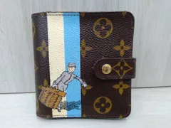 ルイヴィトン　LOUIS VUITTON　モノグラム　コンパクトジップ　ベルボーイ　財布　鑑定書付