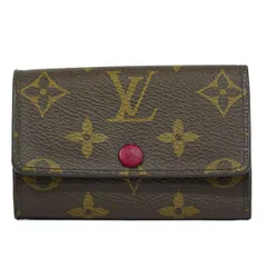 本物 ルイヴィトン LOUIS VUITTON LV ミュルティクレ 6 モノグラム キーケース 6連 ブラウン M60701 Multicles ビトン 雑貨小物 中古 