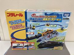 プラレール 日本製 前スイッチ パノラマとっきゅう（特急） 3両 古