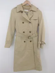◇ ◎ SLOBE IENA スローブ イエナ ベルト付 大人女子 通勤 通学 長袖 トレンチ コート サイズ38 ベージュ レディース P  【1308040014483】