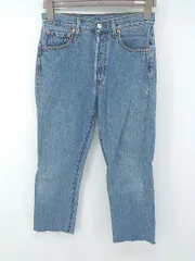 ◇ Levi's リーバイス カットオフ リメイク ジーンズ デニム パンツ サイズ27 インディゴ レディース P  【1308040014353】