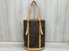 LOUIS VUITTON モノグラム バケットGM M42236 トートバッグ ショルダー バケツ型 ブラウン ルイウ゛ィトン FL0093