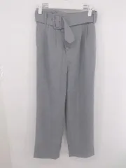 ◇ ◎ ●未使用● Supreme.La.La. タグ付き ボタンフライ コーデュロイ タック パンツ サイズM アイスグレー レディース P  【1308040017491】