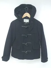 ◇ BEAUTY & YOUTH UNITED ARROWS 大人女子 通勤 通学 長袖 ダッフル コート サイズS ネイビー レディース P  【1308040018634】