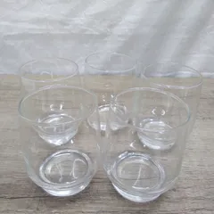 ガラスコップ アデリアグラス 冷茶コップ ビールグラス 5点セット 中古品 箱入り R349