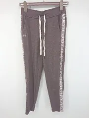 ◇ UNDER ARMOUR アンダーアーマー ウエストゴム スポーツウェア イージーパンツ サイズLG パープル系 レディース P  【1308090000047】