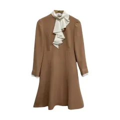 レディース55/ケネスレディー バイカラー ドロップフリル ONE PIECE