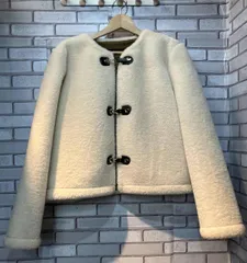 ZARA ザラ ジャケット トグルボタンフェイクファージャケット 完売品 Lサイズ トレンド