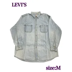 Levi’s リーバイス RED TAB デニムシャツ メンズM ライトブルー 長袖 古着