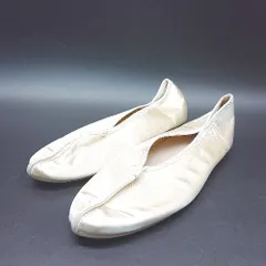 ◇ shoes in closet フラット チャイナ カンフー Vカット センターシーム シューズ サイズⅬ ベージュ レディース E  【1308160000830】