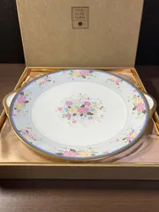 NIKKO 32cm サービストレー　花柄