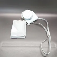 ◇ ◎ LOWRYS FARM 小さめ 無地 大人カジュアル お財布付き ショルダーバック ブルー レディース E  【1308160004982】