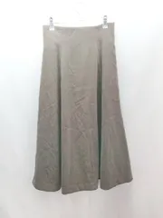 ◇ ◎ le.coeurblanc ルクールブラン ウエストゴム 大人 ロング丈 タイト スカート サイズ38 ブラウン レディース E  【1308160008225】