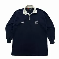 ★未使用★カンタベリー オールブラックス ラグビーシャツ長袖 ニュージーランド製 カンタベリー オールブラックス ラガーシャツ 長袖 ラグビー
