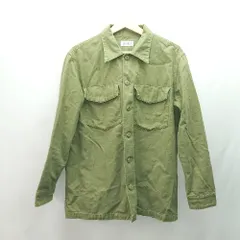◇ GEORGE'S ミリタリージャケット ラウンドボタン スタンダードカラー 長袖 アウター サイズFREE カーキー レディース E  【1308160013441】